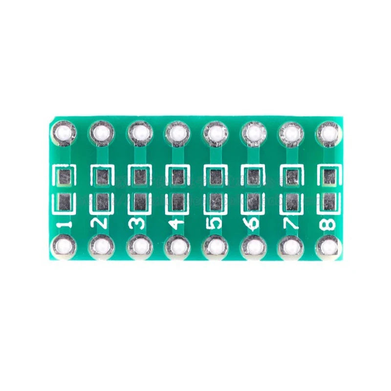 10pcs SMT DIP Adapter Converter 0805 0603 0402 Capacitor Resistor LED Pinboard FR4 PCB Board 2.54mm Pitch SMD SMT Turn To DIP