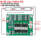 3S 25A Li-ion 18650 BMS PCM battery protection board bms pcm with balance for li-ion lipo battery cell pack