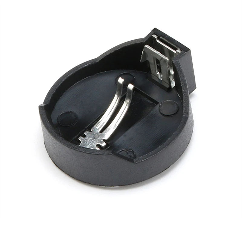 10PCS 3V CR2032 CR2025 CR2016 Coin Cell Battery Holder Case Black Coin Cell Button Socket Holder Case