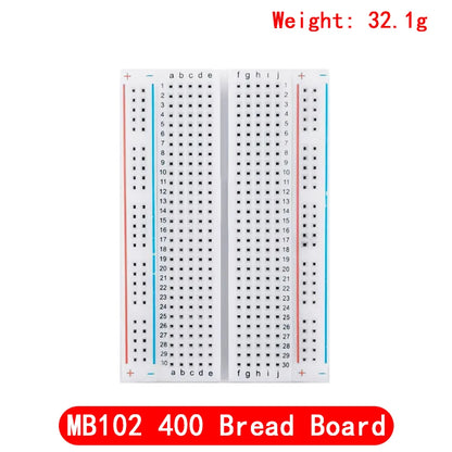 3.3V/5V MB102 Breadboard power module+MB-102 830 points Prototype Bread board for arduino kit +65 jumper wires wholesale
