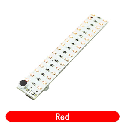 2*17 LED USB Mini Voice Control Audio USB Music Spectrum Light Flash Volume Level Indicator LED for MP3 Amplifier