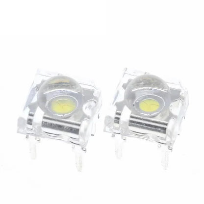 10Pcs 5mm F5 Piranha LED White Red Green Amber Clear 5mm LED Diode Light-Emitting-Diodes 4-pins Piranha LED Diodos Brightness