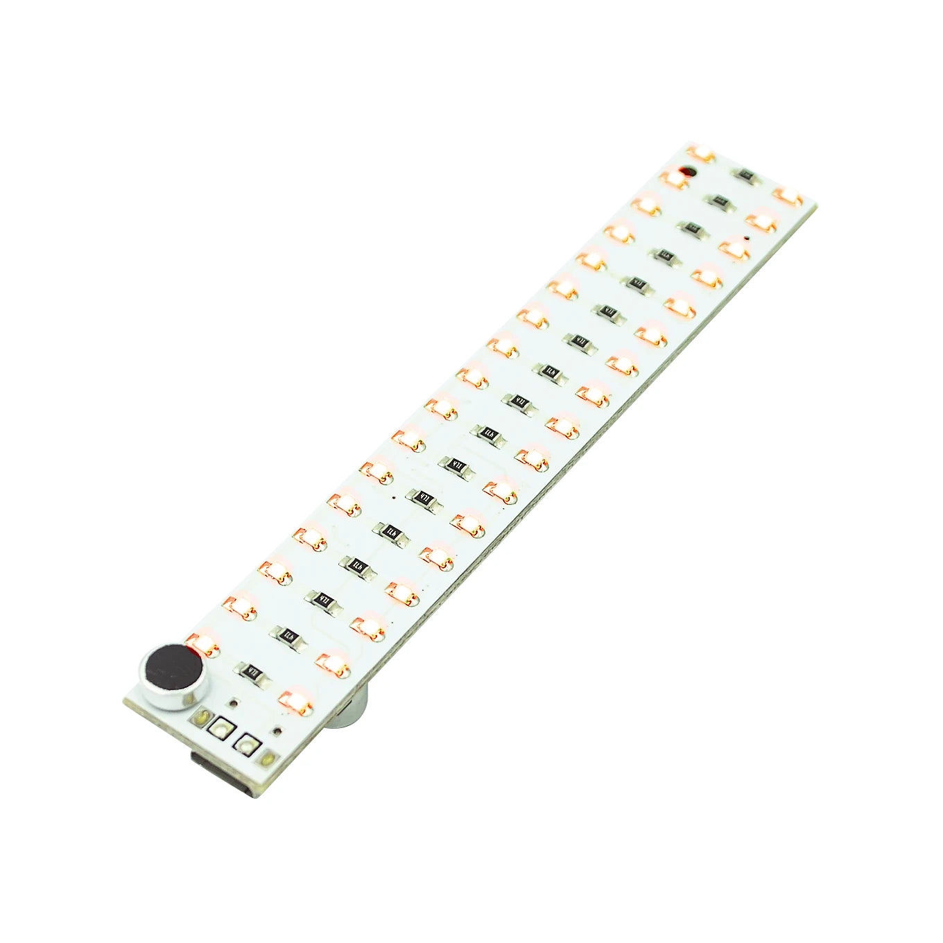 New 2*17 LED USB Mini Voice Control Audio USB Music Spectrum Light Flash Volume Level Indicator LED for MP3 Amplifier