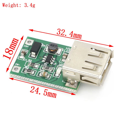 DC DC 0.9V-5V to 5V 600MA Power Bank Charger Step Up Boost Converter Supply Voltage Module USB Output Charging Circuit