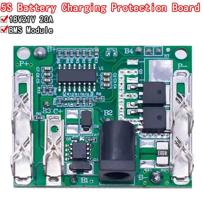 5S 18V 21V 20A Battery Charging Protection Board Li-Ion Lithium Battery Pack Protection Circuit Board BMS Module For Power Tools