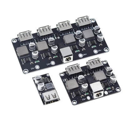 USB QC3.0 QC2.0 USB DC-DC Buck Converter Charging Step Down Module 6-32V 9V 12V 24V to Fast Quick Charger Circuit Board 5V