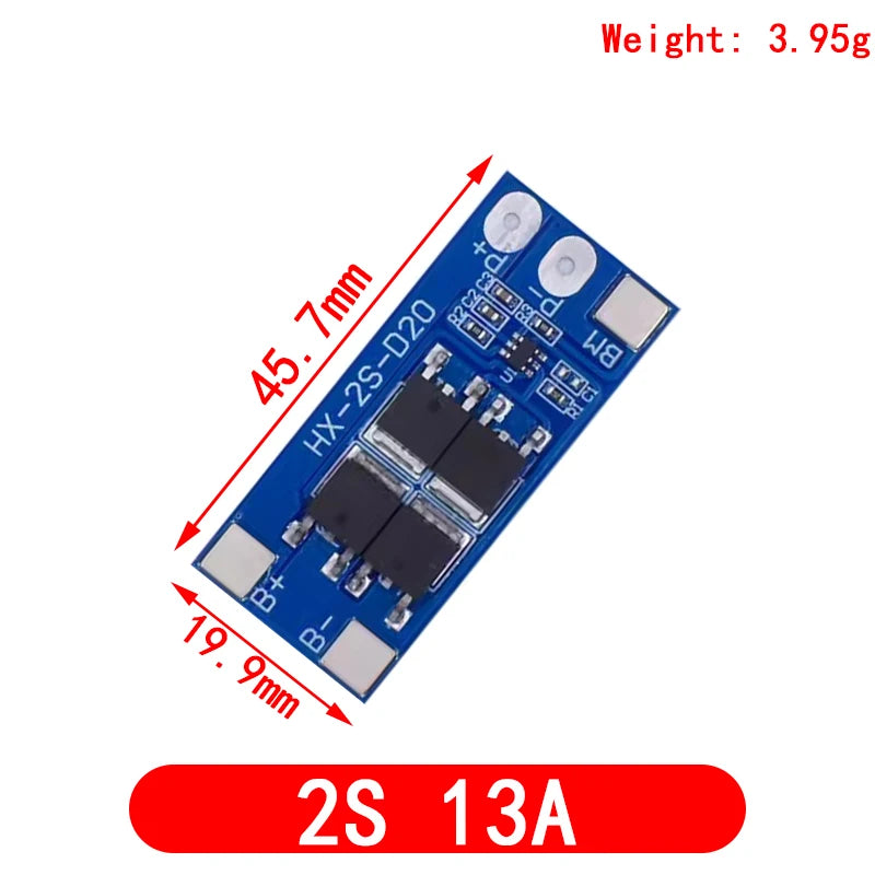 2S 3A 4A 5A 8A 10A 13A 20A 7.4V 8.4V Li-ion 18650 Lithium battery protection board / BMS board Standard / Balance