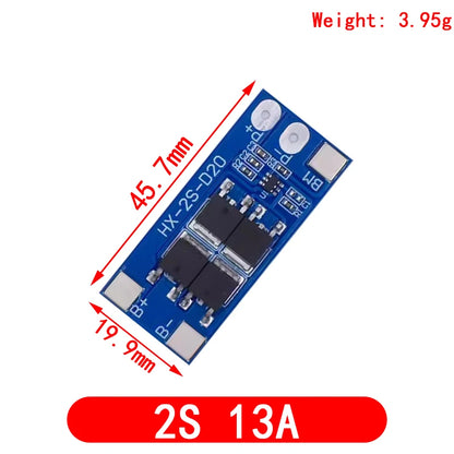 2S 3A 4A 5A 8A 10A 13A 20A 7.4V 8.4V Li-ion 18650 Lithium battery protection board / BMS board Standard / Balance