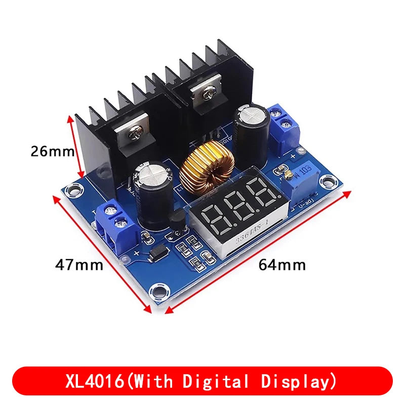 XL4016E1 XL4016 High Power DC Voltage Regulator DC-DC XH-M401 M404 Stetp-down Buck Module with Maximum 8A Tire Voltage Regulator