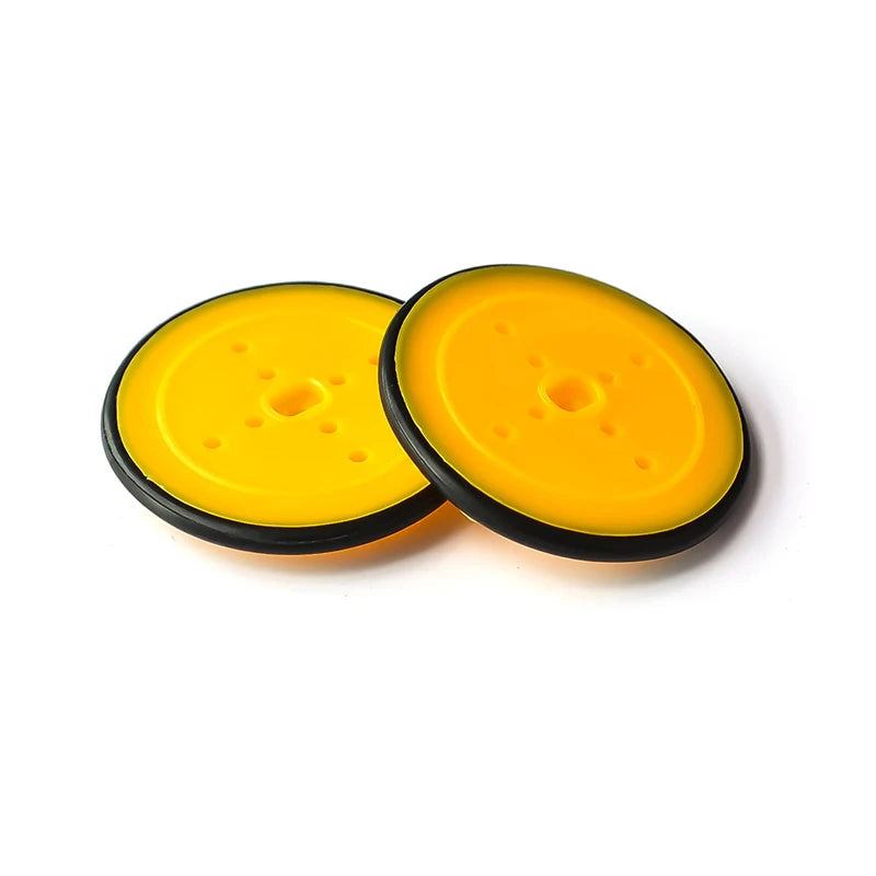 4pcs 410 rubber wheels robot tires TT motor robot intelligent car platform car electronic design toys