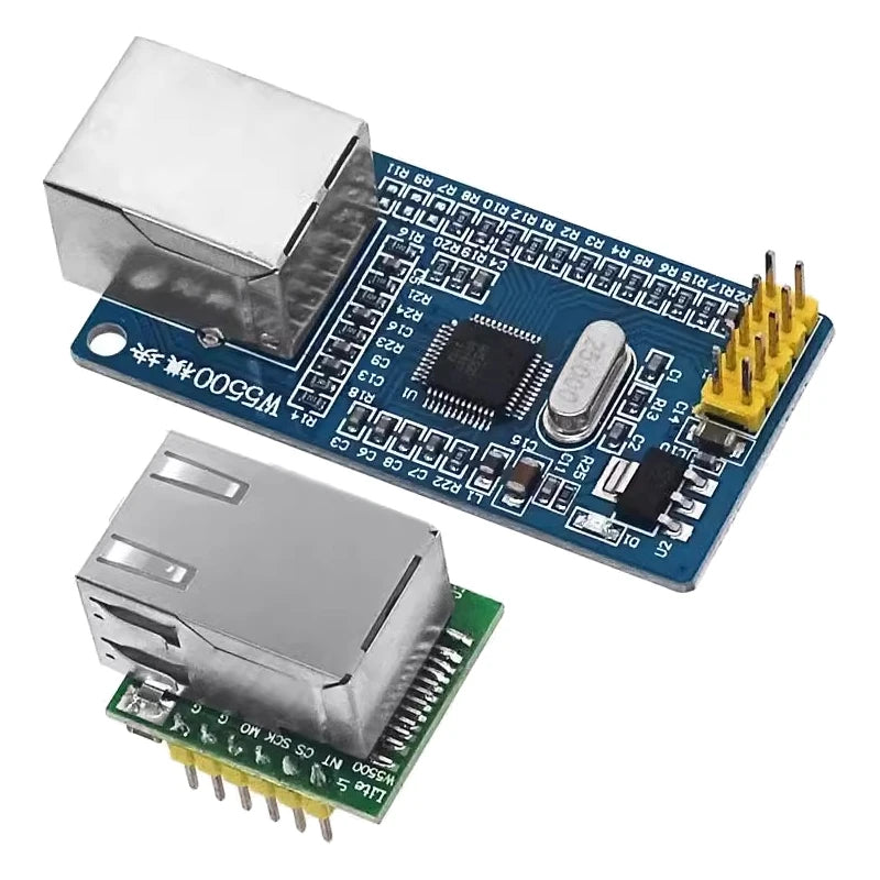 W5500 Ethernet network module hardware TCP / IP 51 / STM32 microcontroller program over W5100