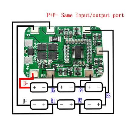 6S 12A/25A 24V 25.2V PCB BMS Protection Board For 6 Pack 18650 Li-ion Lithium Battery Cell Module New Arrival Balanced