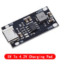 Type C USB Input High Current 3A Polymer Ternary Lithium Battery Quick Fast Charging Board IP2312 CC/CV Mode 5V To 4.2V 4.35V