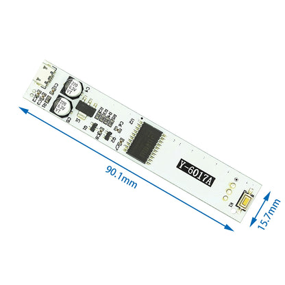 New 2*17 LED USB Mini Voice Control Audio USB Music Spectrum Light Flash Volume Level Indicator LED for MP3 Amplifier