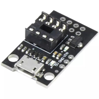 Pluggable Development Board For ATtiny13A/ATtiny25/ATtiny45/ATtiny85 Programming Editor Micro Usb Power Connector