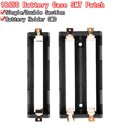 1x 2x 18650 Series Batteries Holder Box Storage Case Container With Bronze Pins Drop Ship