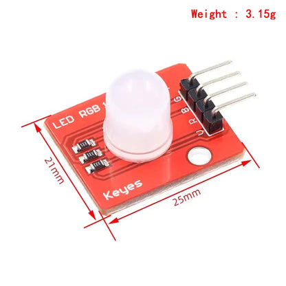 10mm Full Color RGB LED Module140C5 Electronic Building Blocks for Arduinos DIY Starter Kit