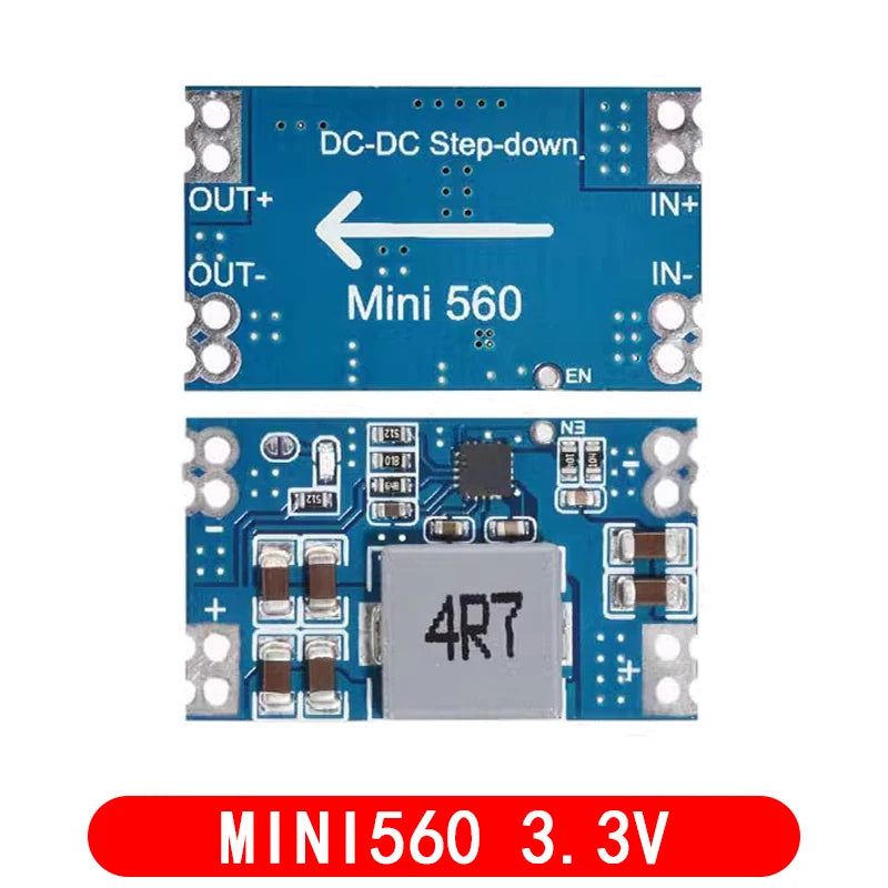 Mini560 5A High Efficiency Output 3.3V 5V 9V 12V Step Down DC-DC Converter Voltage Regulator Buck Stabilized Power Supply Module