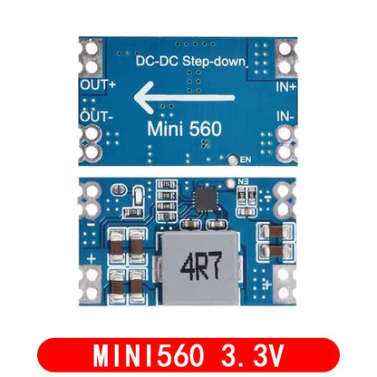 Mini560 5A High Efficiency Output 3.3V 5V 9V 12V Step Down DC-DC Converter Voltage Regulator Buck Stabilized Power Supply Module
