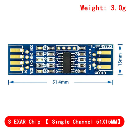 RS232 SP3232 TTL to RS232 Module RS232 to TTL Brush Line Serial Port Module High quality