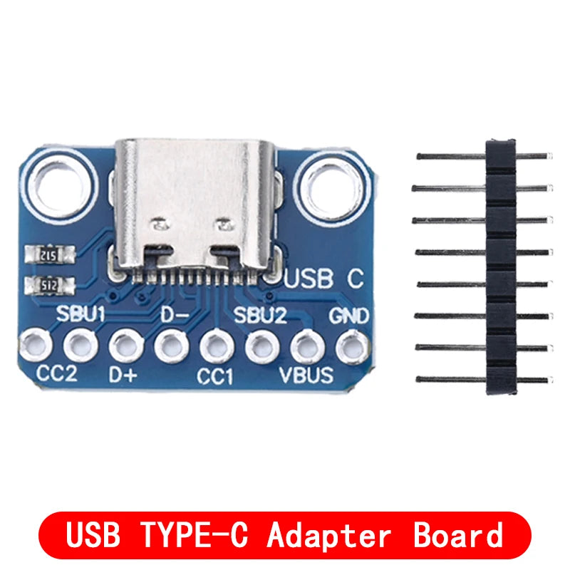 Type-c usb transfer pin dip female base B adapter plate welded female head typec feed and discharge pin