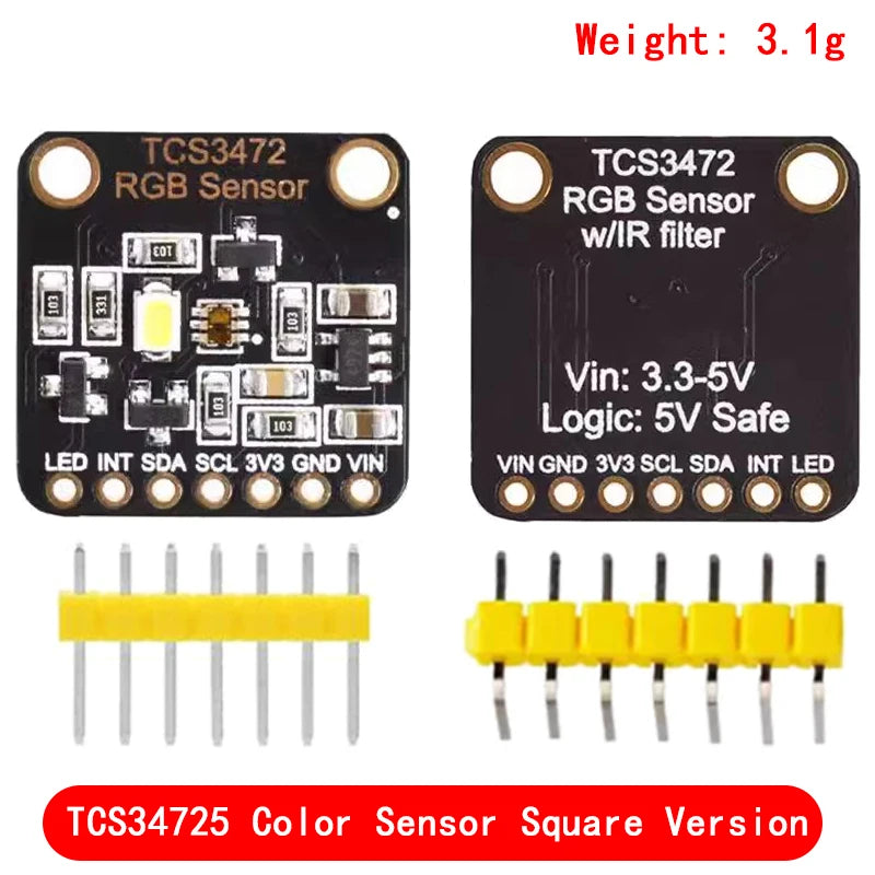 TCS34725 Color Sensor Recognition Module RGB Development Board IIC For Arduino STM32
