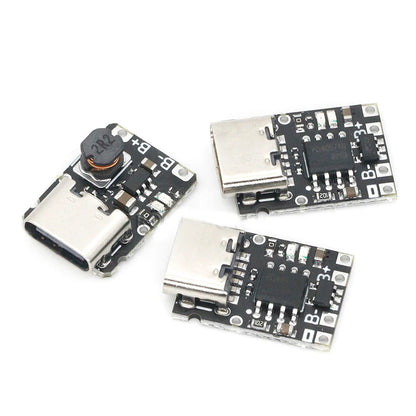 5V Charging and Discharging Integrated Module 3.7V 4.2V18650 Lithium Battery Charging Boost Power Board Protection Type-c
