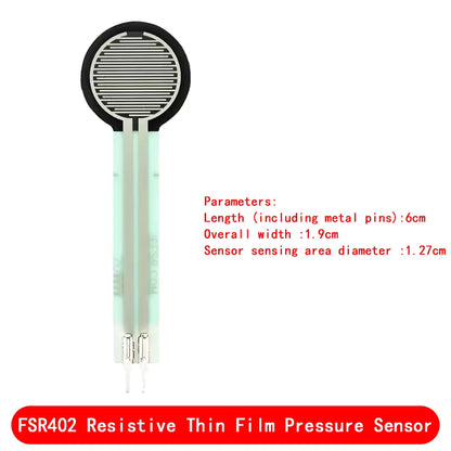Load Cell Resistive Membrane Pressure Sensor Module Flexible Force Sensitive Analog FSR402 4mm 5mm 7mm 110mm For Arduino