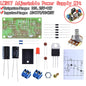LM317 Adjustable Power Supply Kit Continuous Adjustable DC Power Supply DIY Teaching Training Parts