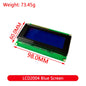 LCD Module Blue Green Screen For Arduino 0802 1602 2004 12864 LCD Character UNO R3 Mega2560 Display PCF8574T IIC I2C Interface