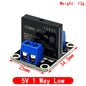 5V Relay 1 2 4 8 Channel For OMRON SSR High Low Level Solid State Relay Module 250V 2A For Arduino