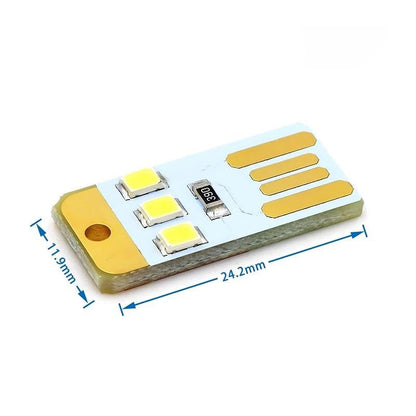 10pcs Camping Night Hiking Tent Lamp Light Outdoor Portable Energy Saving Flashlight Mini Ultra-thin Mobile USB LED Keychain