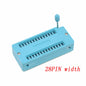 1pcs/lot 14 16 18 20 24 28 32 40 P Pin 2.54 MM Green DIP Universal ZIF IC Socket Test Solder Type IC lock seat zif socket