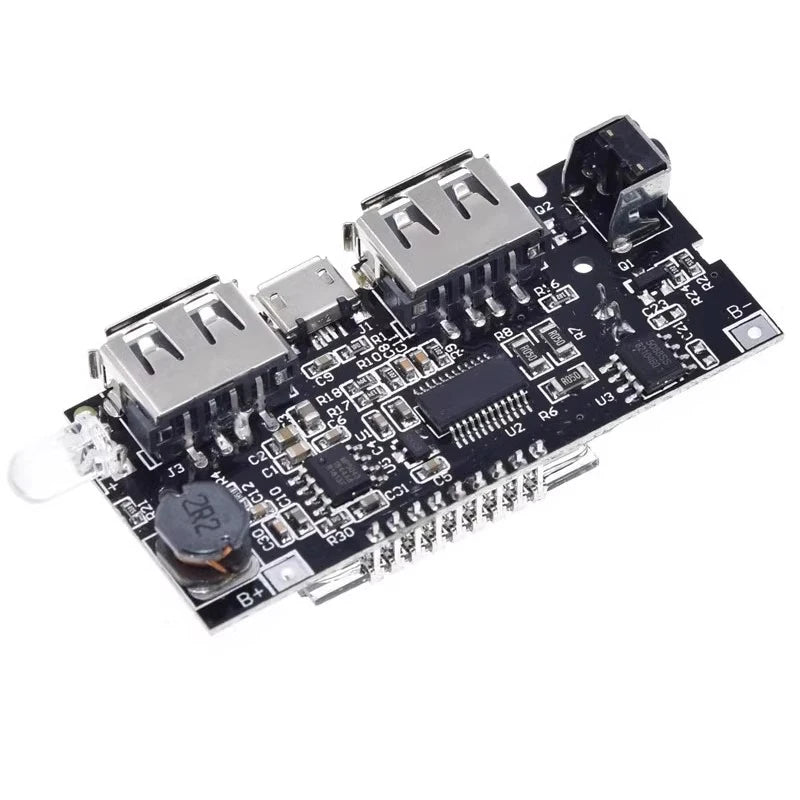 Dual USB 18650 Battery Charger PCB Power Module 5V 1A 2.1A Mobile Power Bank Accessories for Phone DIY LED LCD Module Board