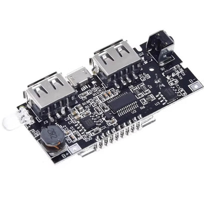 Dual USB 18650 Battery Charger PCB Power Module 5V 1A 2.1A Mobile Power Bank Accessories for Phone DIY LED LCD Module Board