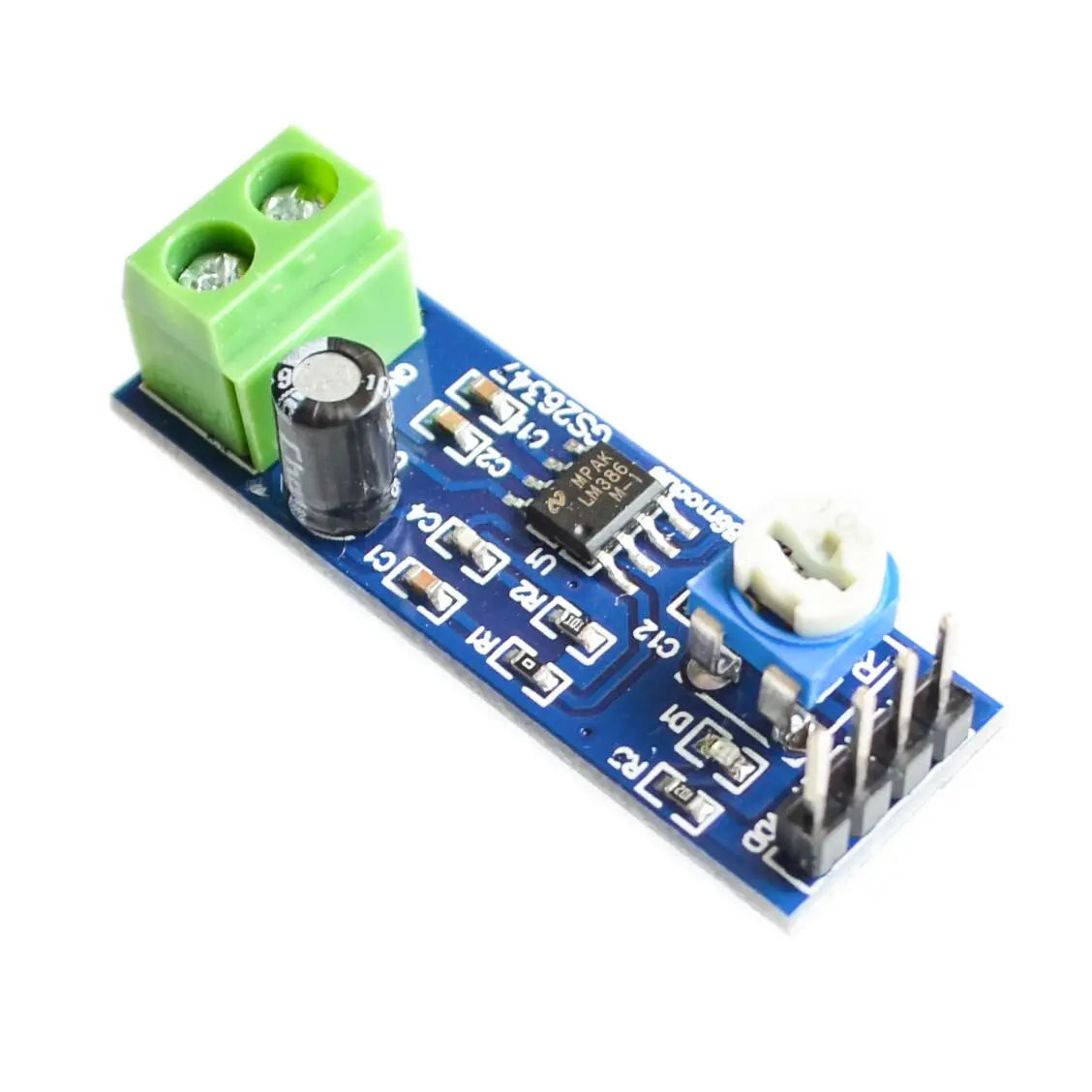 LM386 Audio Amplifier Module 200 Times 5V-12V Input 10K Adjustable Resistance    Dropshipping