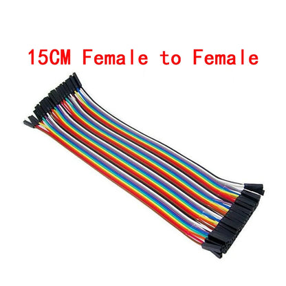 Dupont Line 40P 10cm/15cm/40cm Male to Male + Female to Male and Female to Female Jumper Wire Dupont Cable for arduino DIY KIT
