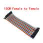 Dupont Line 40P 10cm/15cm/40cm Male to Male + Female to Male and Female to Female Jumper Wire Dupont Cable for arduino DIY KIT