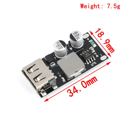 QC3.0 QC2.0 USB DC-DC Buck Converter Charging Step Down Module 6-32V 9V 12V 24V to Fast Quick Charger 3V 5V 12V Circuit Board