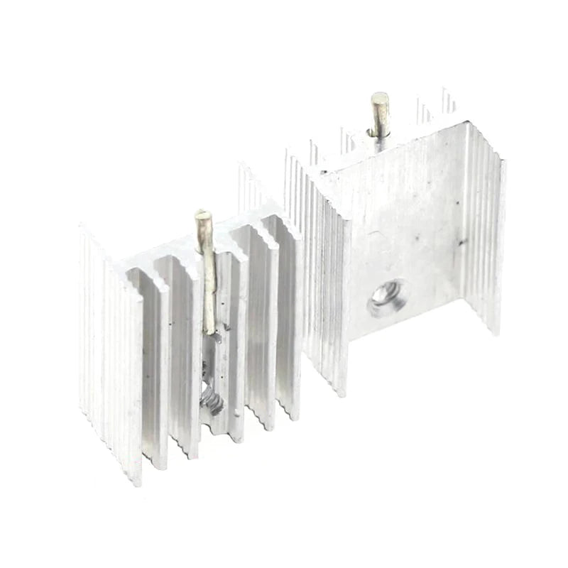 10pcs Aluminum Heatsink Radiator 15*10*20mm Transistor TO-220 With Needle For Transistors TO220 white