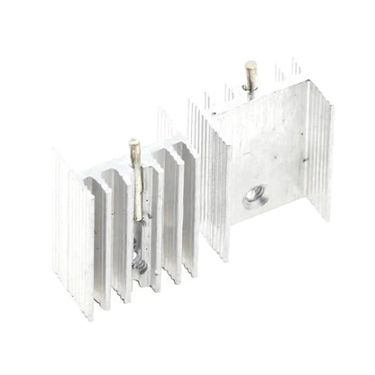 10pcs Aluminum Heatsink Radiator 15*10*20mm Transistor TO-220 With Needle For Transistors TO220 white