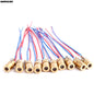1PCS 5V 650nm 5mW Adjustable Laser Dot Diode Module Red Sight Copper Head Mini Laser Pointer