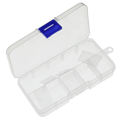 10 Grid canbe remove transparent plastic small box kit storage box jewelry jewelry box electronic components parts finishing box