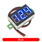 DC 4.7-32V 3 Digit Display Voltmeter Red/Blue/Gree/White 0.36 Inch Mini LED Digital Panel Volt Voltmeter Voltage Meter Tester