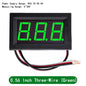 0.56 Inch Mini Red Green Blue LED Display Panel Voltage Meter Voltmeter Home Use Voltage 3 Three Digital DC 4.5V 30V 2 / 3 Wires