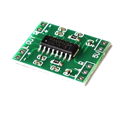 5PCS PAM8403 Super mini digital amplifier board 2 * 3W Class D digital amplifier board efficient 2.5 to 5V USB power supply