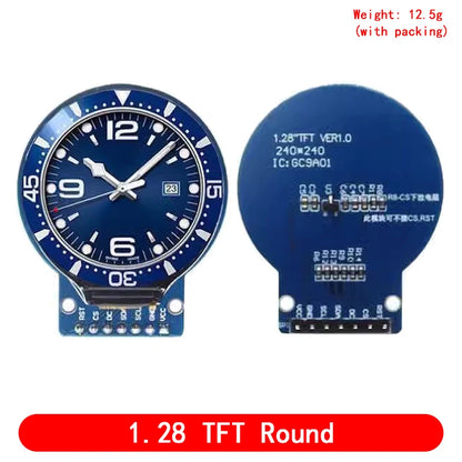 TFT Display 1.28 Inch TFT LCD Display Module Round RGB 240*240 GC9A01 Driver 4 Wire SPI Interface 240x240 PCB  For Arduino