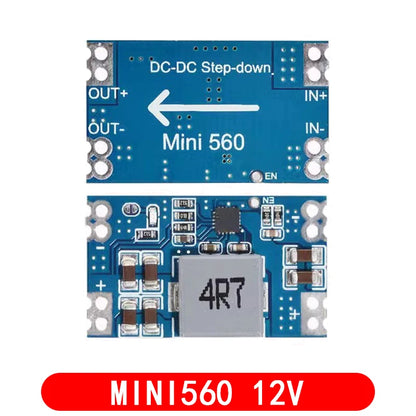 Mini560 5A High Efficiency Output 3.3V 5V 9V 12V Step Down DC-DC Converter Voltage Regulator Buck Stabilized Power Supply Module