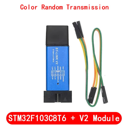 STM32F103C8T6 CH32F103C8T6 ARM STM32 Minimum System Development Board STM32F401 STM32F411 + ST-LINK V2 Download Programmer