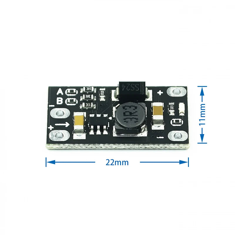 5pcs 3.7V to 12V Mini DC-DC Boost Module, Support 5V/8V/9V/12V Output, Lithium Battery Boost